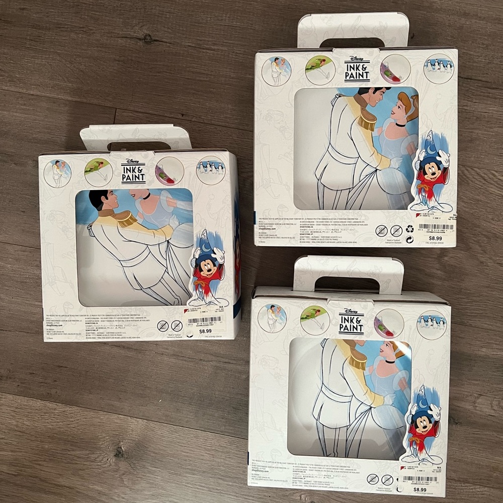 COPY - COPY - Disney Ink and Paint Plate Set
